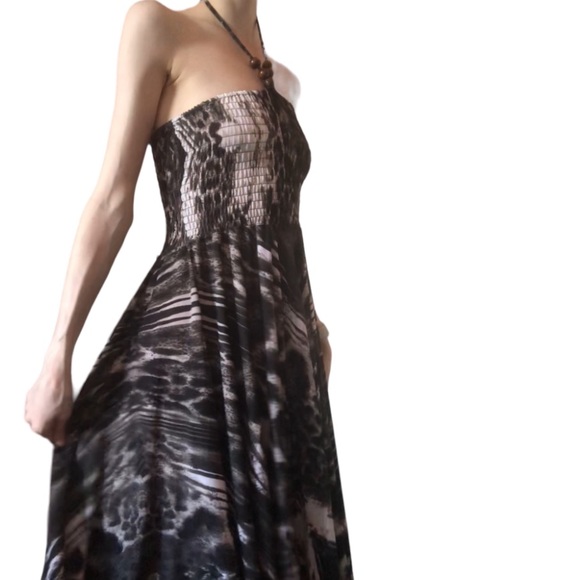 asymmetrical hem y2k fairy boho dress - Picture 2 of 4